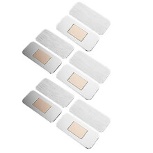 Ultra Thin Magnetic Cabinet Door Catch, Stainless Steel Latches with Adhesive, Easy Install 10 Pack