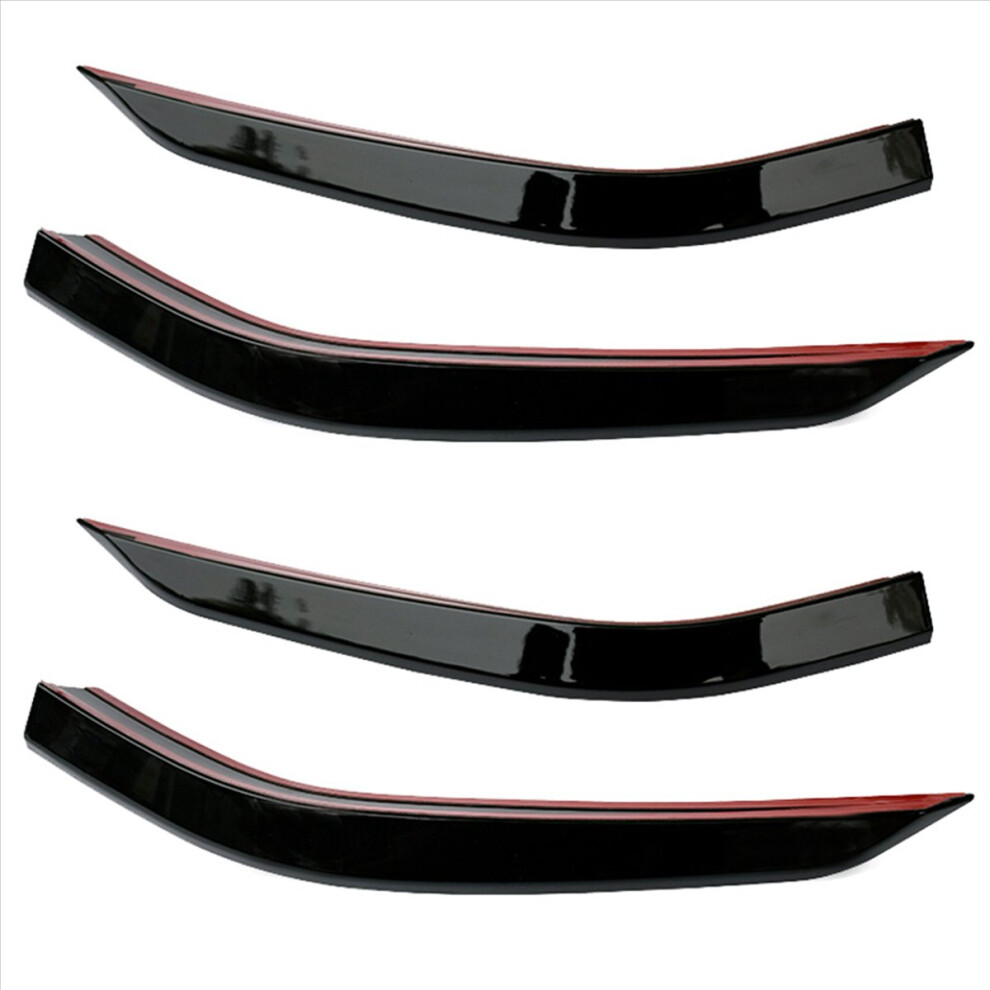 4X For Golf 7.5 Mk 2018-2020 Car Front Bumper Lip Shovel Side Surround Spoiler 4854128944892