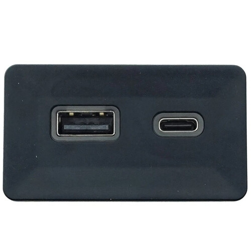 For Golf 7 MK7 B8 CarPlay Media USB Type-C Switch MIB2 USB Type-C Adapter Plug Socket Wired CarPlay 2