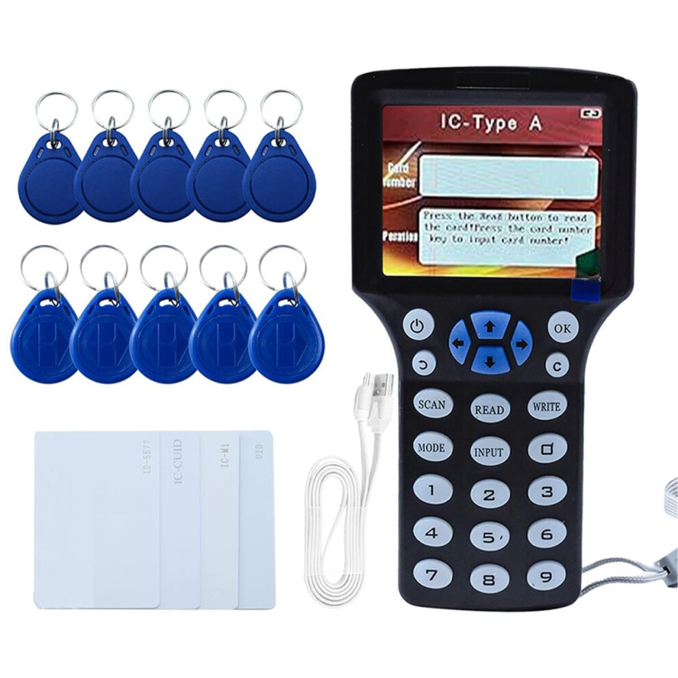 Rfid Reader Writer Rfid Copier Multi-Frequency Rfid Card Reader Smart Card Decoder With Free Software And Usb 4854128980609