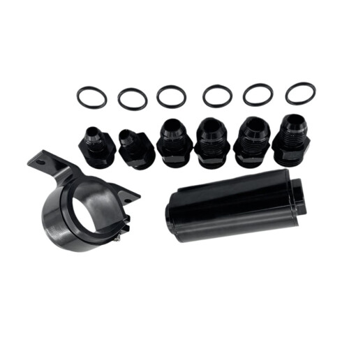 Universal Modified Car 58MM Bracket Retrofit Filter Kit High- Magnetized Gaso Line Filter Element Bracket FF02 2