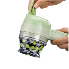 Electric Vegetable Cutter Food Peel Slicer Handheld Wireless Garlic Masher Food Chopper Meat Grinder Home Kitchen Mincer