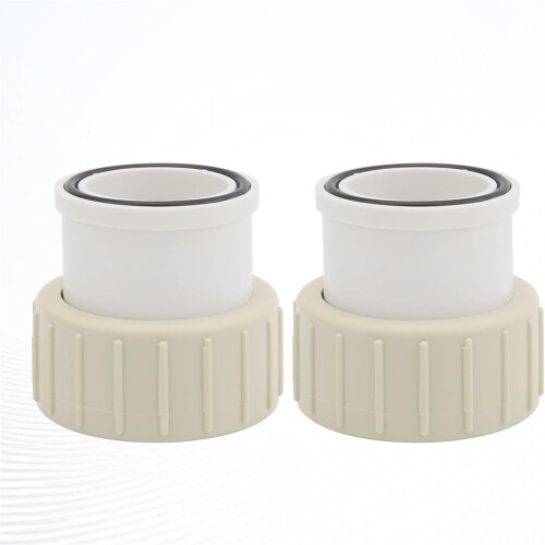 2set 350157 Union Replacement Kit for & Variable Speed Pool Pump, Pool Pump Union 2