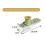 Mini Garlic Slicer Multi-Functional Mandoline Slicer Veggie Garlic Ginger Grinder Vegetable Mandoline 2pc 3