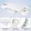 Replacement Sash Lock for F 2590 for Vertical & Horizontal Sliding ,Broken Sash Locks 4