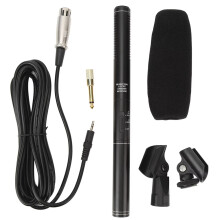 XLR Condenser Microphone Professional Cardioid Mini Condenser Mic Television News Reporter Interview Microphone