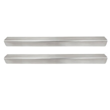 Stainless Steel Drawer Cap Protects Cabinet Edges From Damage Fits 3/4" Thick or Less Doors and Drawers 11 INch