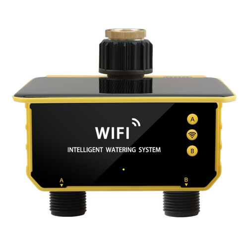 Tuya Wifi Solar Irrigation Timer Smart Automatic Control Irrigation System Outdoor Water Timer Garden Watering Tool