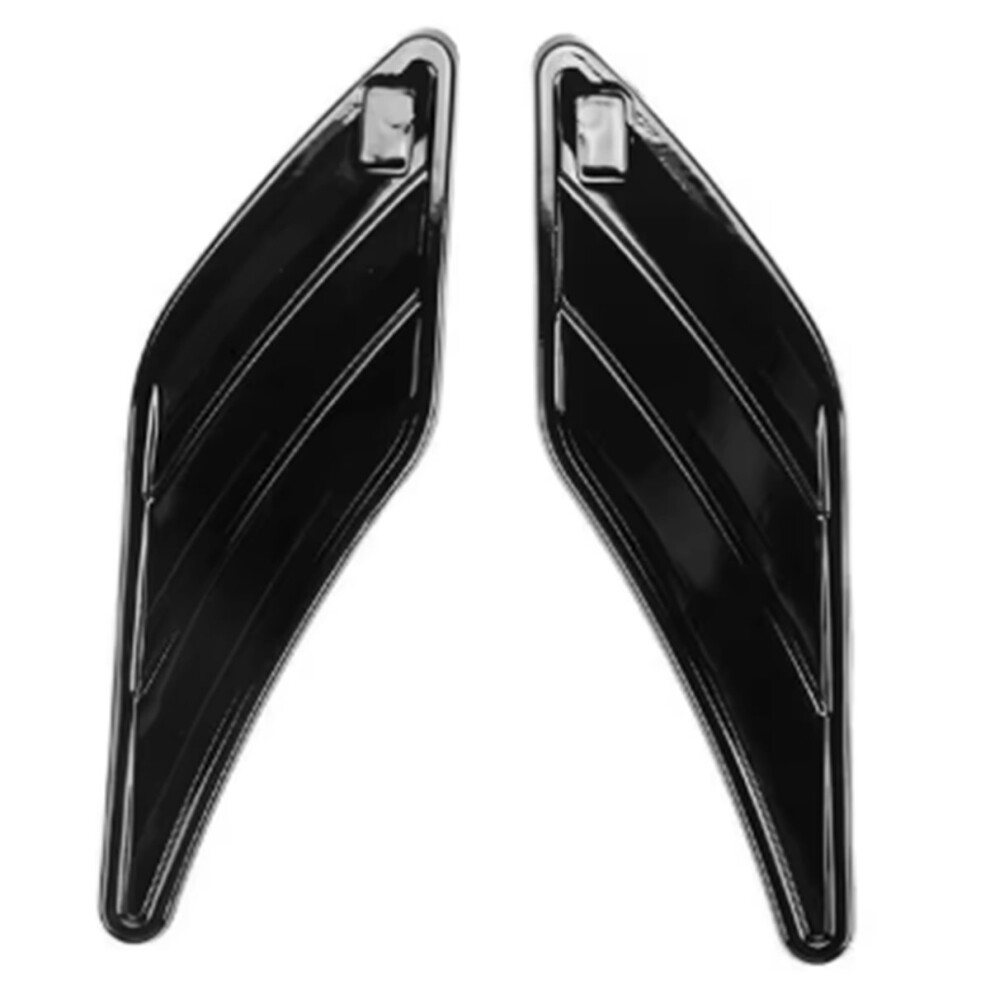 Universal Car Side Air Vent Side Wing Stickers Car Side Body Decoration Glossy Black 4854128919111