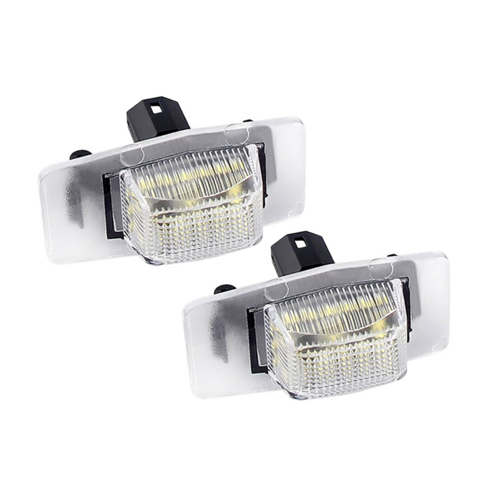For 323 Mx-5 Mpv Ii Tribute For Escape 01-07 Led License Number Plate Lamps White/Light 4854128999731