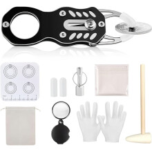 Coin Tester Kit,Pocket Pinger Coin Tester,Gold and Silver Coin Sound Resonance and Size Verification Tool for Collectors