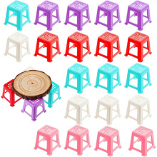 20PCS Mini Paint Stands, Non-Slip Canvas Stands for Painting Canvas Feet Risers Plastic Paint Pouring Tools Supplies