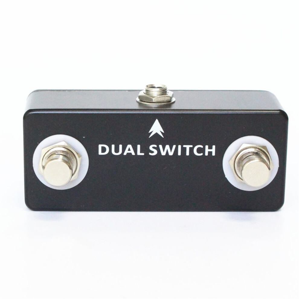 Dual Switch Guitar Pedal,Normally Open Switch Dual Footswitch Foot Switch Effect Pedal 4854128917872