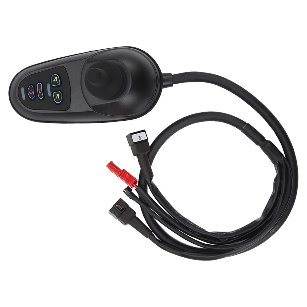 Dc24v Electric Wheelchair Controller With Joystick, Brake Connector, And Abs Shell For Enhanced Mobility 4854128980074