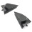 2PCS for Vios 2008-2012 Car Tweeter Refitting Audio Door Angle Speaker Cover Boxes Mounts 4