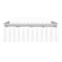 3 in 1 Crib Rail Covers for Teething,Soft Breathable Anti-Collision Crib Teething Rail Cover Edge Protector Strip