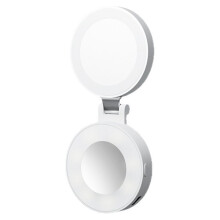 Magnetic Light Foldable and Expandable Dual-Color Temperature Selfie Light with Mirror, for Vlogging, Live Streaming, Ph