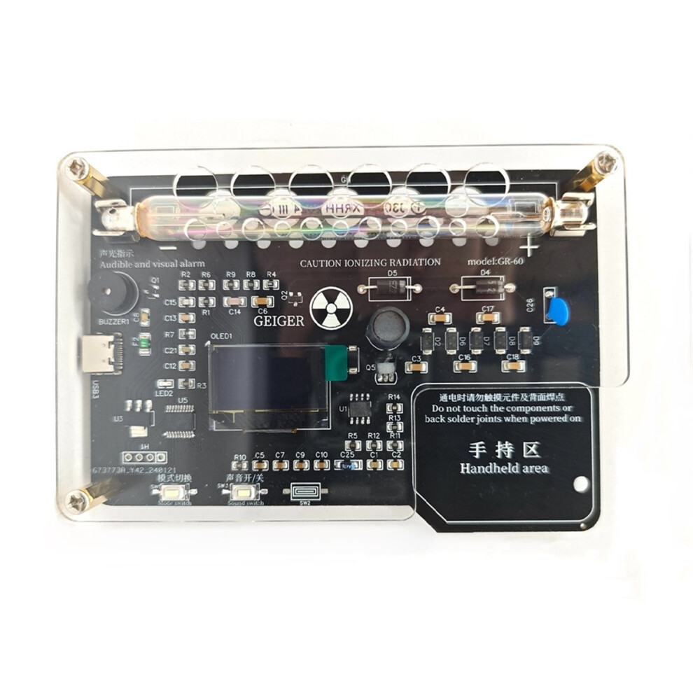 Geiger Counter Kit Module With Sound Light Alarm Radiation Tester Diy Geiger Counter Kit Diy Geiger Counter Board 4854128907989