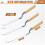 Professional Pointer Trowel Set, 3 Sizes with Wood Handle for Masonry and Mortar Repair 3