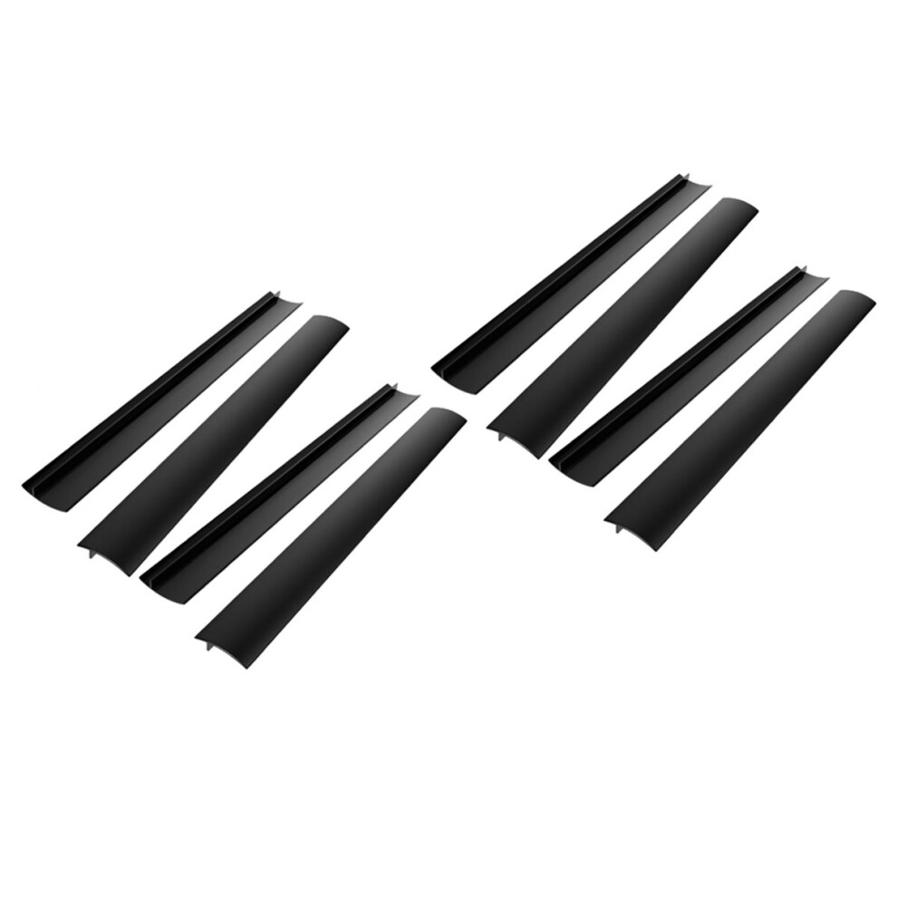 8Pcs Flexible Kitchen Stove Gaps Covers, Silicone Gaps Fillers Between Counter And Stovetop, Oven, Washer, Dryer 4854128932066