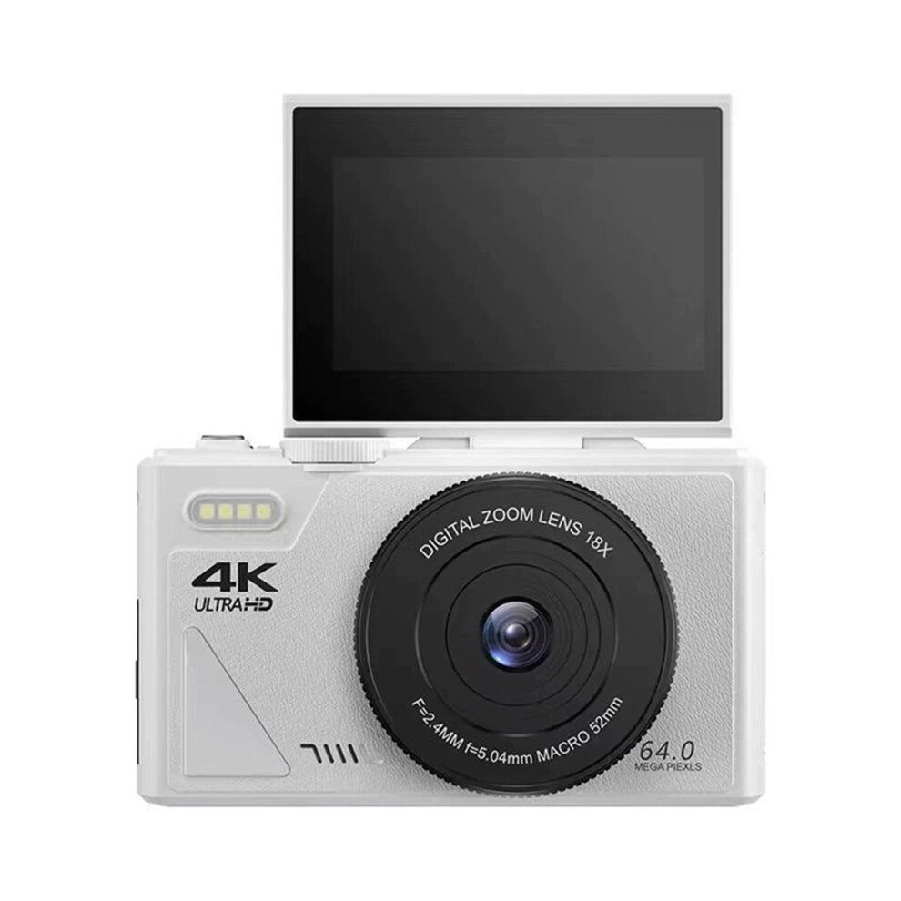 64Mp Digital Camera 3.0In Flip Screen 18X Digital Zoom 4K Vintage Vlog Wifi Video Recorder Camera Ccd Camera For Student 4854138048870