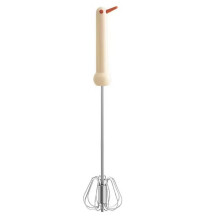 Egg Mixer Stainless Steel Whisker Cream Stirrer Semi Automatic for Baking Cooking Cake Food Kitchen Beater Blending A