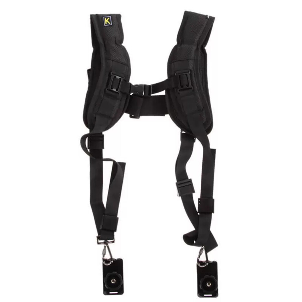 Sling Camera Belt Portable Shoulder Strap Camera Mount Quick Adjustment Accessories For Two Dslr Digital Cameras 4854128927185