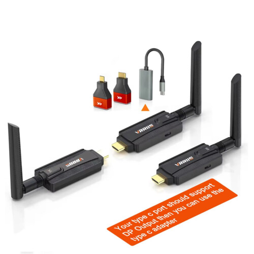 200M Wireless -Compatible Transmitter and Receiver PC Meeting Transmitter Projection Video Display Adapter 1
