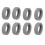 8pcs Suitcase Wheel Protector, Silent Silicone Wheel Protector, Universal Wheel Replacement Accessory 1