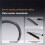 PCIE5.0X16 Graphics Card Extension Cable 90 128GB/S for GPU Ai Server Smart Artificial Intelligence Acquisition Card 3