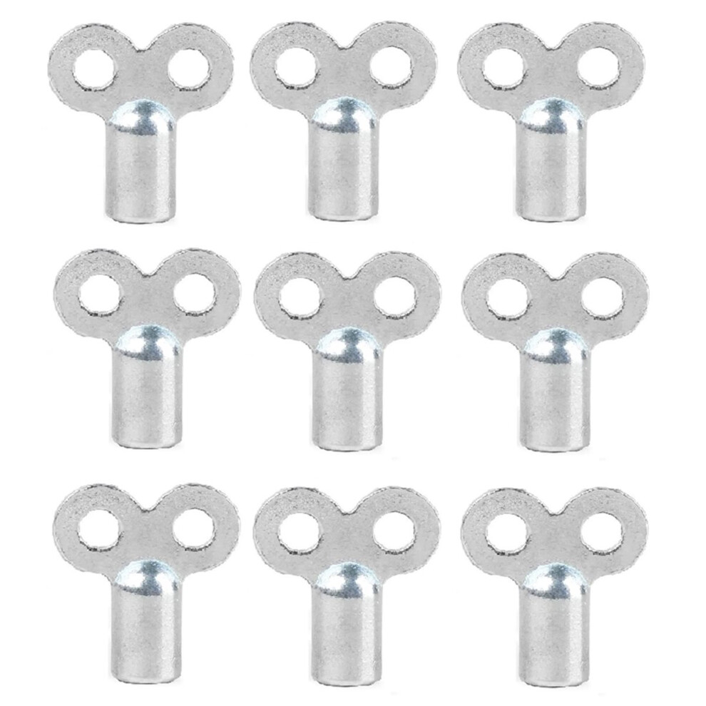 Radiator Exhaust Valve Key Switch Radiator Accessories Vent Valve Four Corners Deflation Valve Wrench Small Key 9Pcs 4854138055144