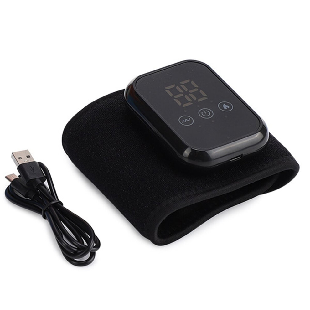 Electric Heating Wristband Heating Vibration Hand Massager Hot Compress Therapy Wrist Bandage Hand Joint Massager 4854138077450