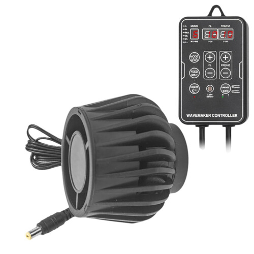 Fish Magnetic Aquarium Wave Maker Powerhead with Digital Led Display Controller Water Inverter Pump EU Plug