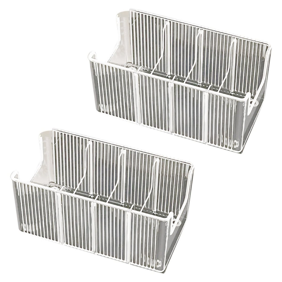 Belt Storage Box Household Compartment Organizer Tie Display Rack Transparent Desktop Storage Case For Mens Belt 4854138074213
