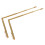 2Pcs Pure Copper Dowsing Rods Portable Dragon Seeking Tool Divining Rod Pen 3