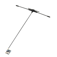 For BAYCK UR100 Dual Band ELRS Receiver 2.4G/900M with 220mm T Type Antenna for FPV Drone
