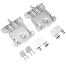 4pcs Sliding Wardrobe Door Parts, Sliding Wardrobe Door Kit,Replacement for Sliding Wardrobe Door Wheels