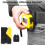 Quick Release Buckle Hammer Wrench Power Tool (External Ring) All Black 3