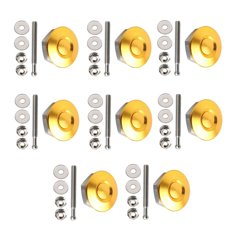 8Pcs 30Mm Hood Bonnet Pin Lock Bumper Clip Kits Push Button Quick Release Hood Bonnet Lock Pins Clip 4854128941846