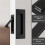 Pocket Door Handles and Edge Pull Matte , Handles Hardware ,Recessed Finger Flush Pulls 3pcs Black 2