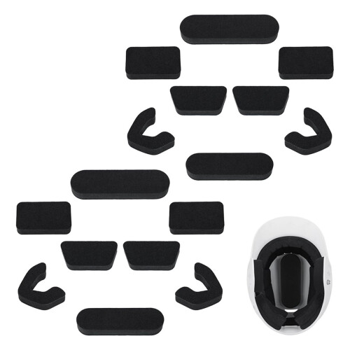 -Compatible Helmet Padding Kit, 0.79 Inch Thick Soft Foam Replacement Pads for Baseball and Softball Helmets 1