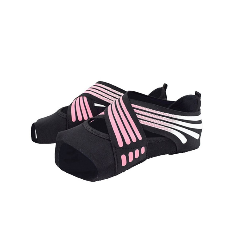 Women's Yoga Shoes-Non-Slip,Breathable Ballet Fitness Dance Shoes Anti-Slip Sole For Pilates, Yoga,Indoor Exercises L 4854138084632