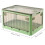 Foldable Storage Box with Wheels Large Capacity Transparent Stackable Waterproof for Closet Use and Home Organization A 2