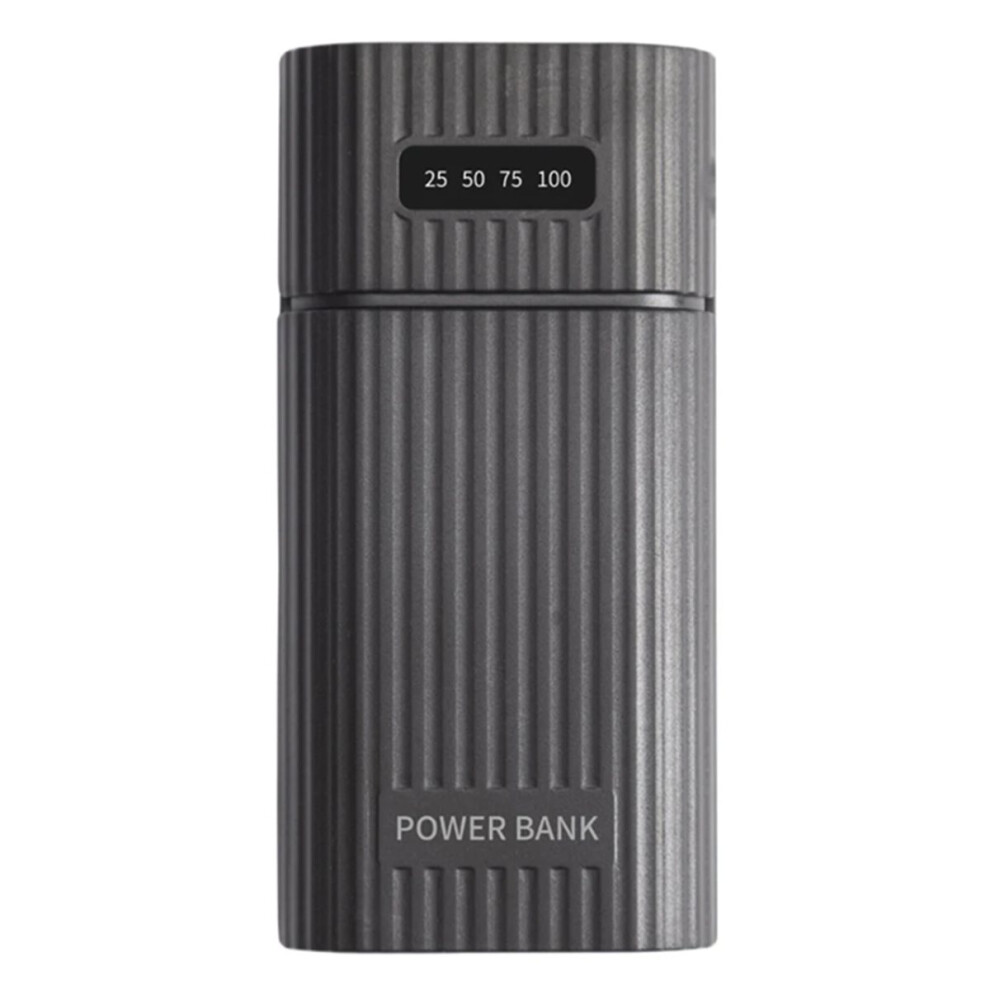 18650/18700/20700/21700 Battery Charger Adapter Battery Pack Diy Power Bank Power Bank Case Box Excluding Battery Black 4854138074343