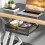 Storage Table Shelf Storage Box Pull Out Storage Box Hanging Under Desk Drawer Large Capacity Undertable Drawer White 6