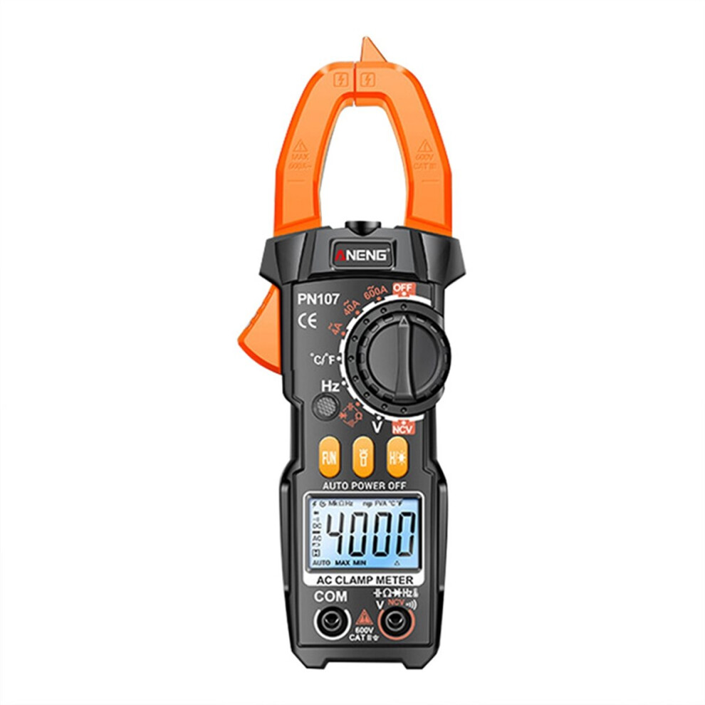 Pn107 Digital Clamp Meter Voltage True Rms Multimeter 600A Current Testers Ncv Induction Ohmmer Tools 4854138080719
