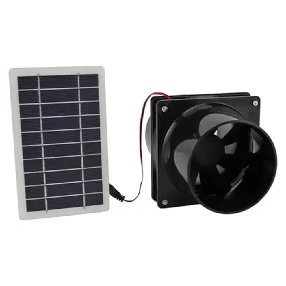Solar Exhaust Fan Round Duct Solar Panel Ventilation Fan Kit Energy-Saving Solar Exhaust Fan For Rv Attics Greenhouses 4854138070062