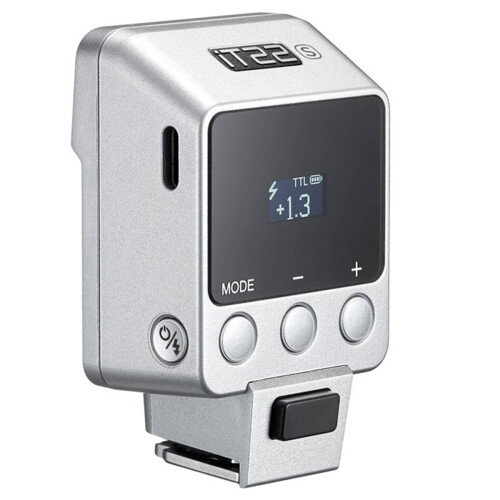 Mini IT22 Camera Flash 700+ Flashes /1.5 S Recycling/1/32-1/1 Adjustable in 1/3 Increments/USB-C Charging/Hot Shoe Trigger
