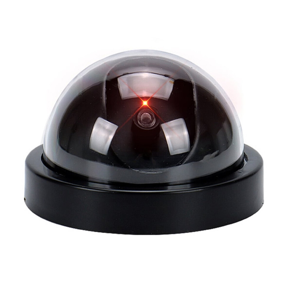 Dummy Fake Surveillance Dome Camera With Flashing Led Fake Realistic Look For Home Business Anti-Theft Security System 4854138001073
