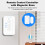 Tuya Smart Zigbee Motorized Roller Blinds Curtain Remote Control Works Remote Control Electric Cord Roller Blinds 4